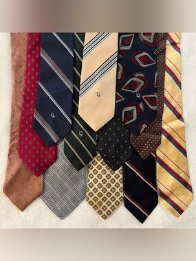 Vintage Christian Dior Tie Lot **AS IS**